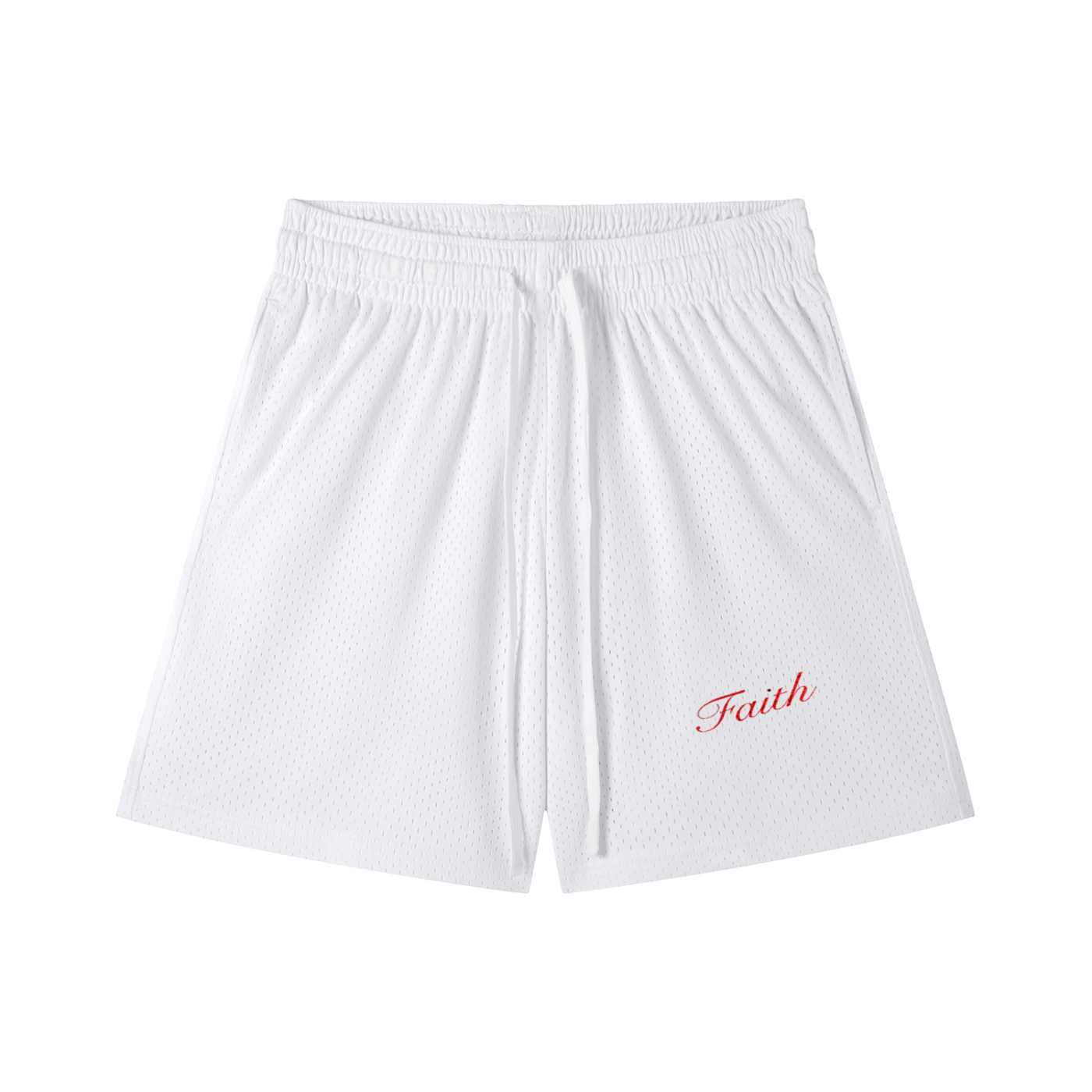 Mesh Drawstring Shorts